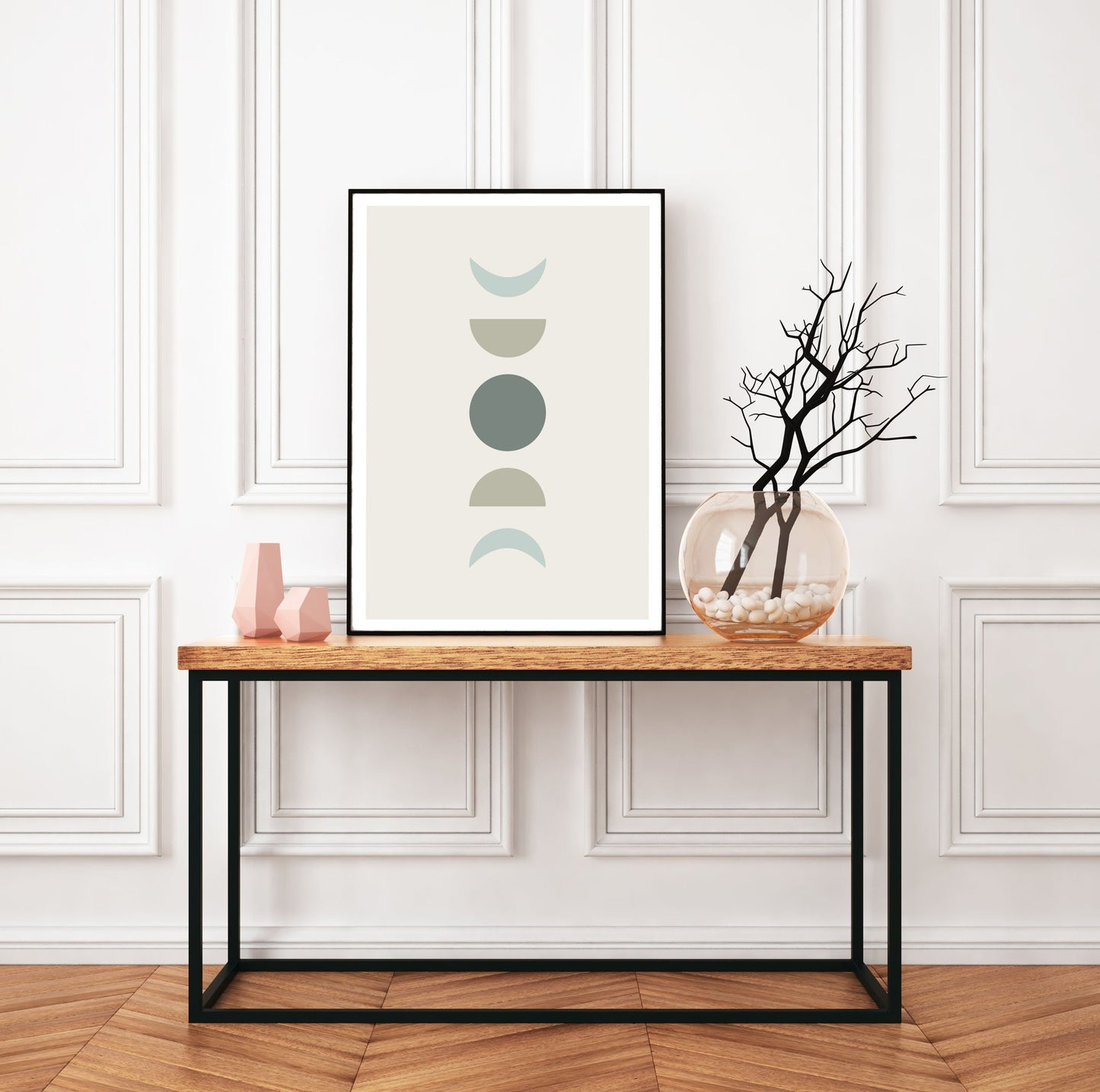 Moon phase poster print Abstract print Eco Print Moon Print Boho  Poster Wall Arts Modern Print Home Gift ideas Interior Dorm decor