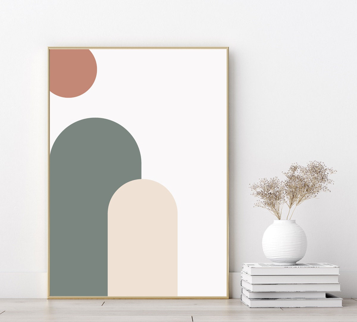 Abstract, Moon Print, Wall Arts, Modern Print, Home, decor, interior decor, Shapes, Boho, Gift, Shapes Print