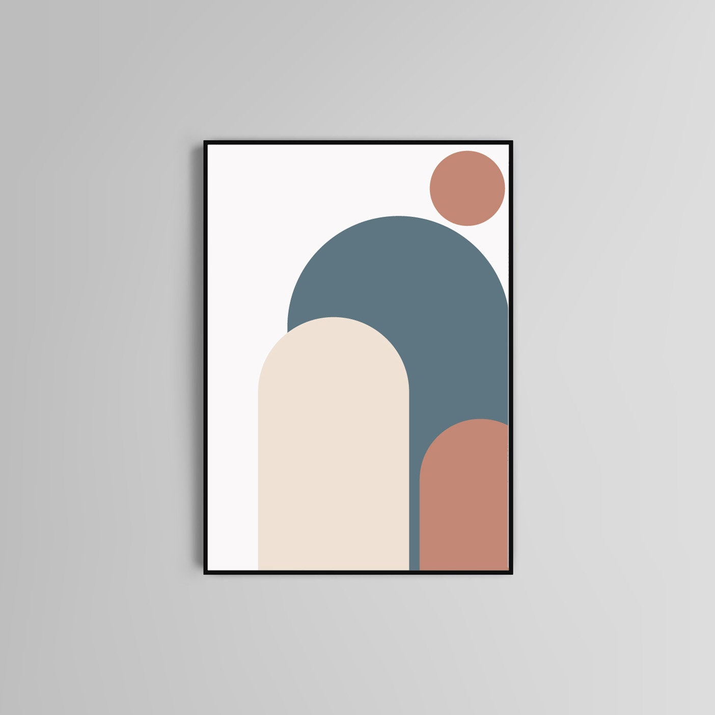 Abstract, Moon Print, Wall Arts, Modern Print, Home, decor, interior decor, Shapes, Boho, Gift, Shapes Print