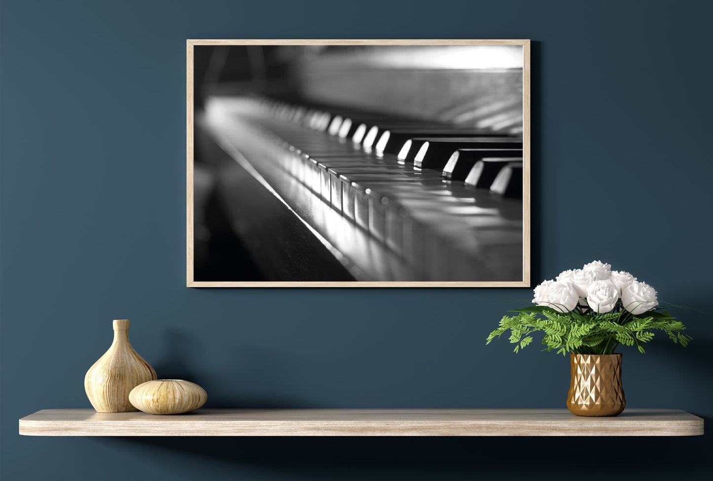 Piano Keys Poster print home wall art decor elegant piano design