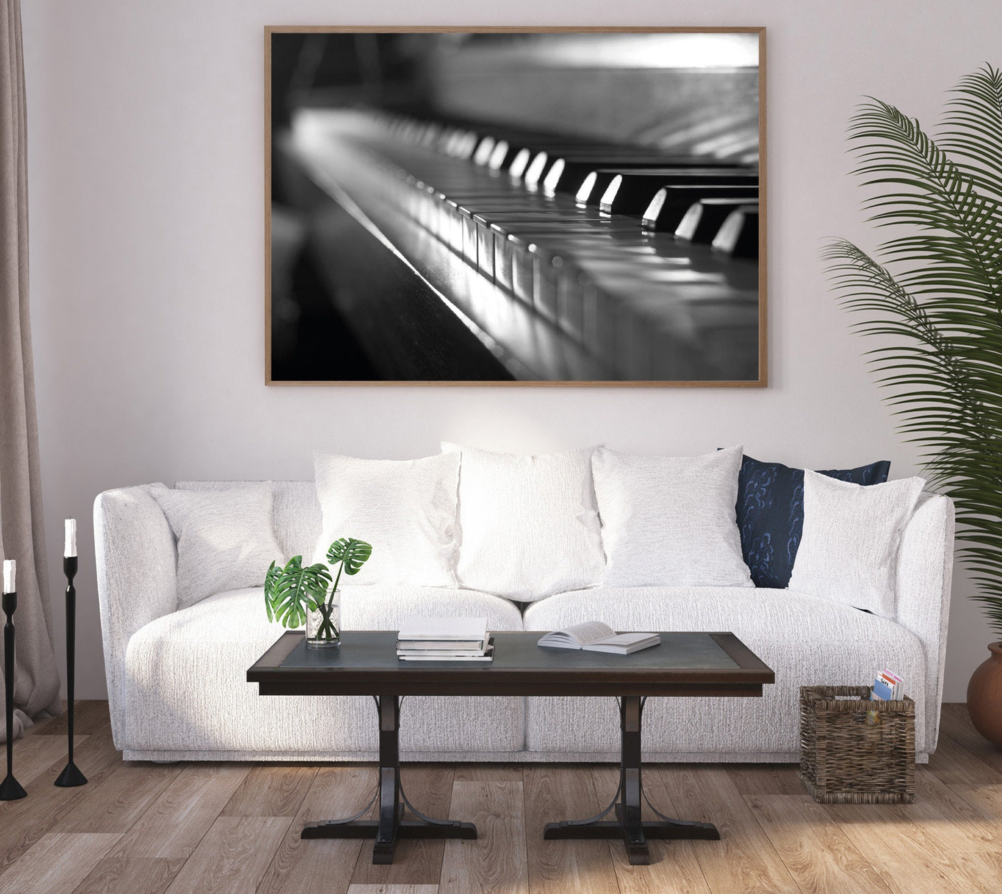 Piano Keys Poster print home wall art decor elegant piano design