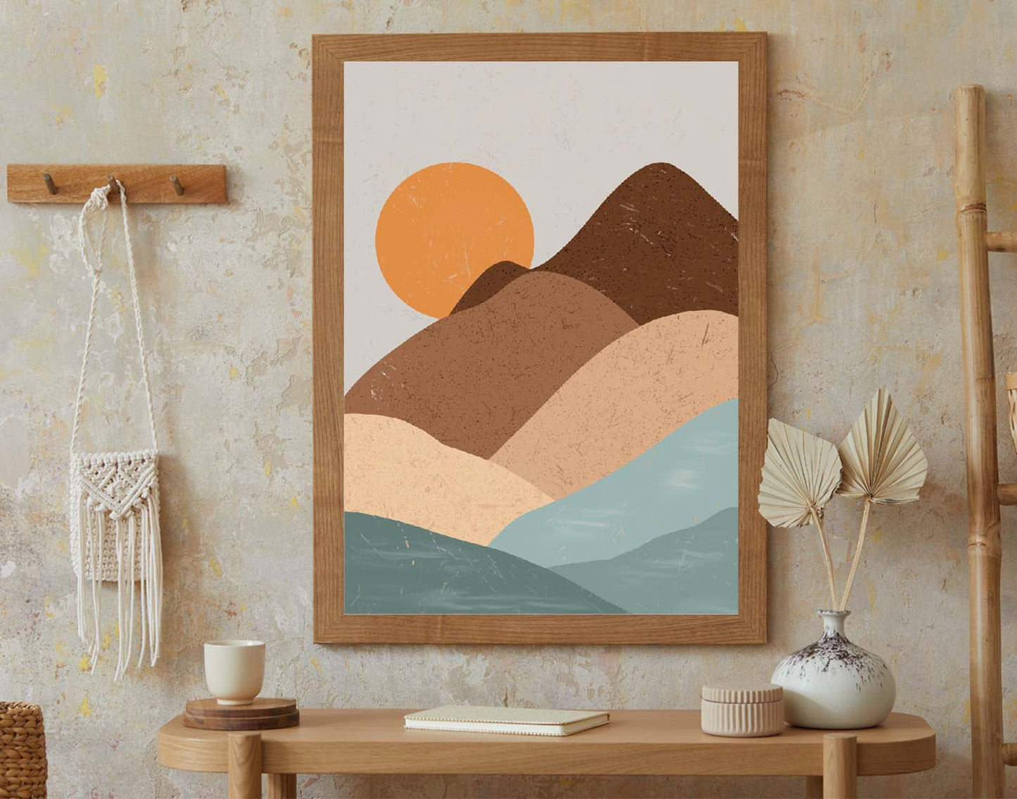 Abstract Poster print Sunset Mountains Home decor poster Wall Art Modern Print Home Accessories Gift Ideas