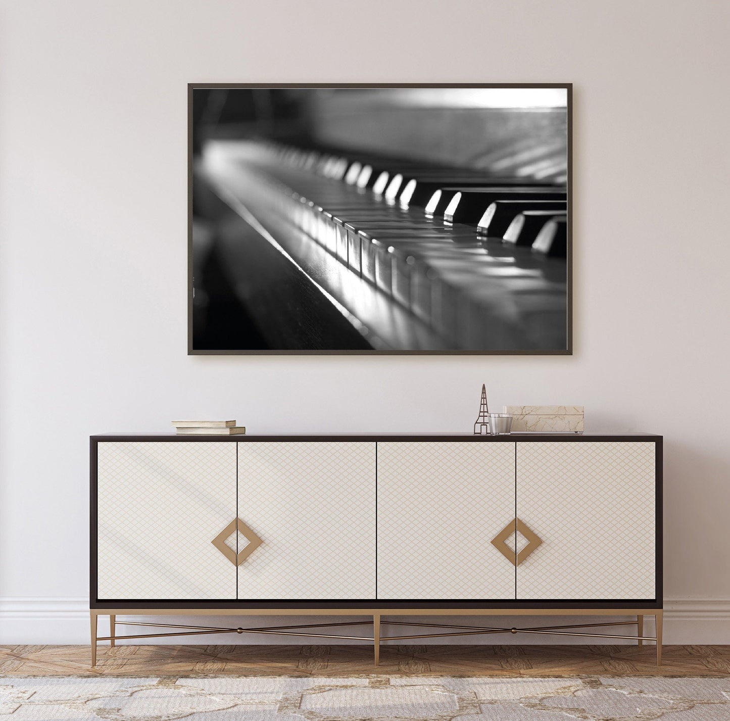 Piano Keys Poster print home wall art decor elegant piano design