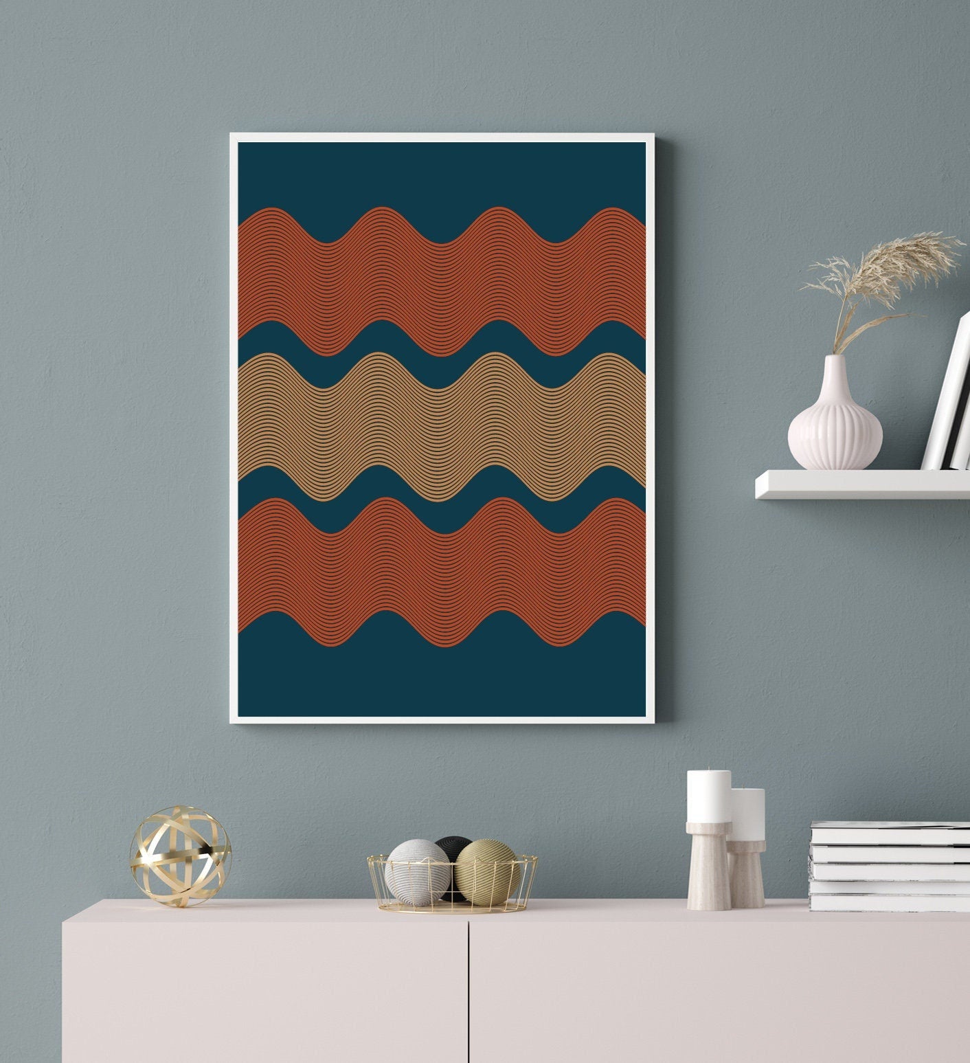 Graphic Shapes Abstract poster wall home art decor modern poster print