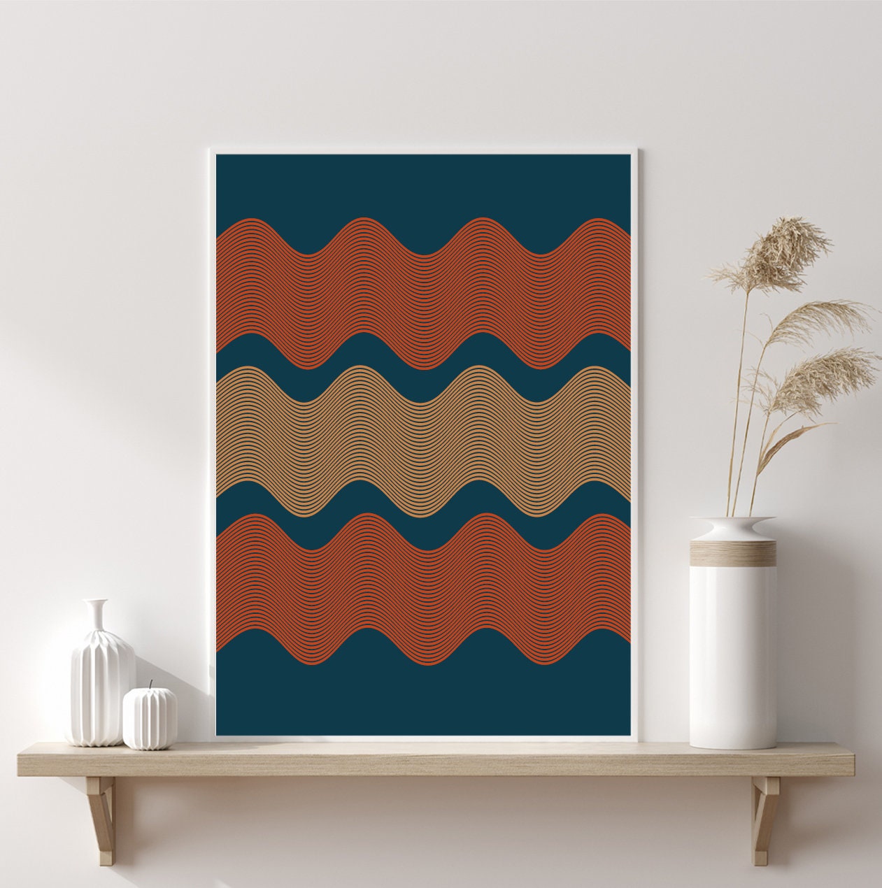 Graphic Shapes Abstract poster wall home art decor modern poster print