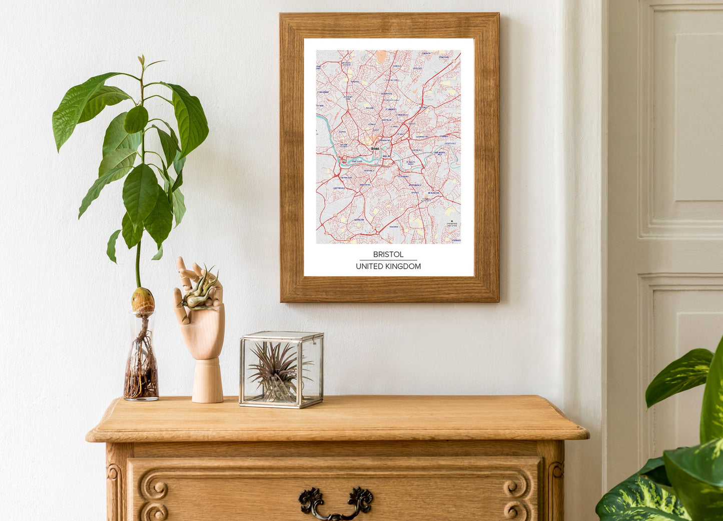 Bristol city map Poster print Eco Print Home Decor Wall Art UK City print Modern Map