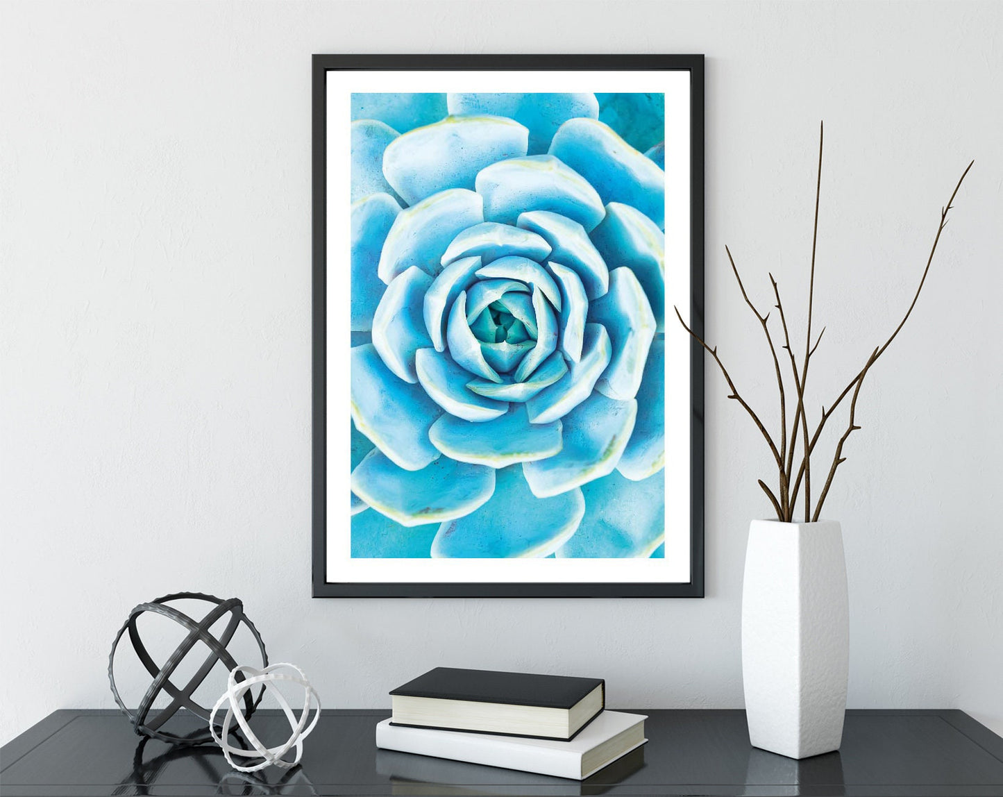 Flower poster print home wall art decor modern colourful design