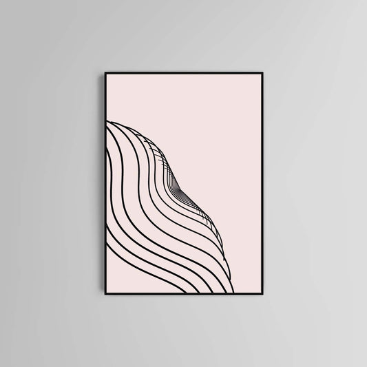 Abstract Lines Modern Wall Art Poster Print Home Decor Home Accessories Eco Gift Ideas