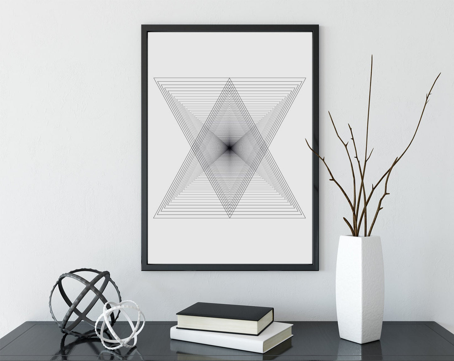 Triangles print poster print Poster Home Accessories Abstract Wall art Livingroom decor Bedroom decor Eco Gift Ideas