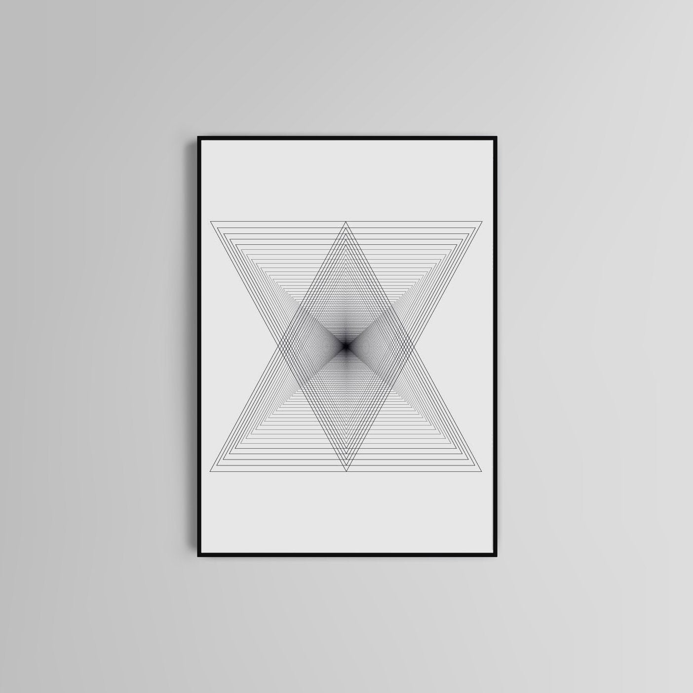 Triangles print poster print Poster Home Accessories Abstract Wall art Livingroom decor Bedroom decor Eco Gift Ideas