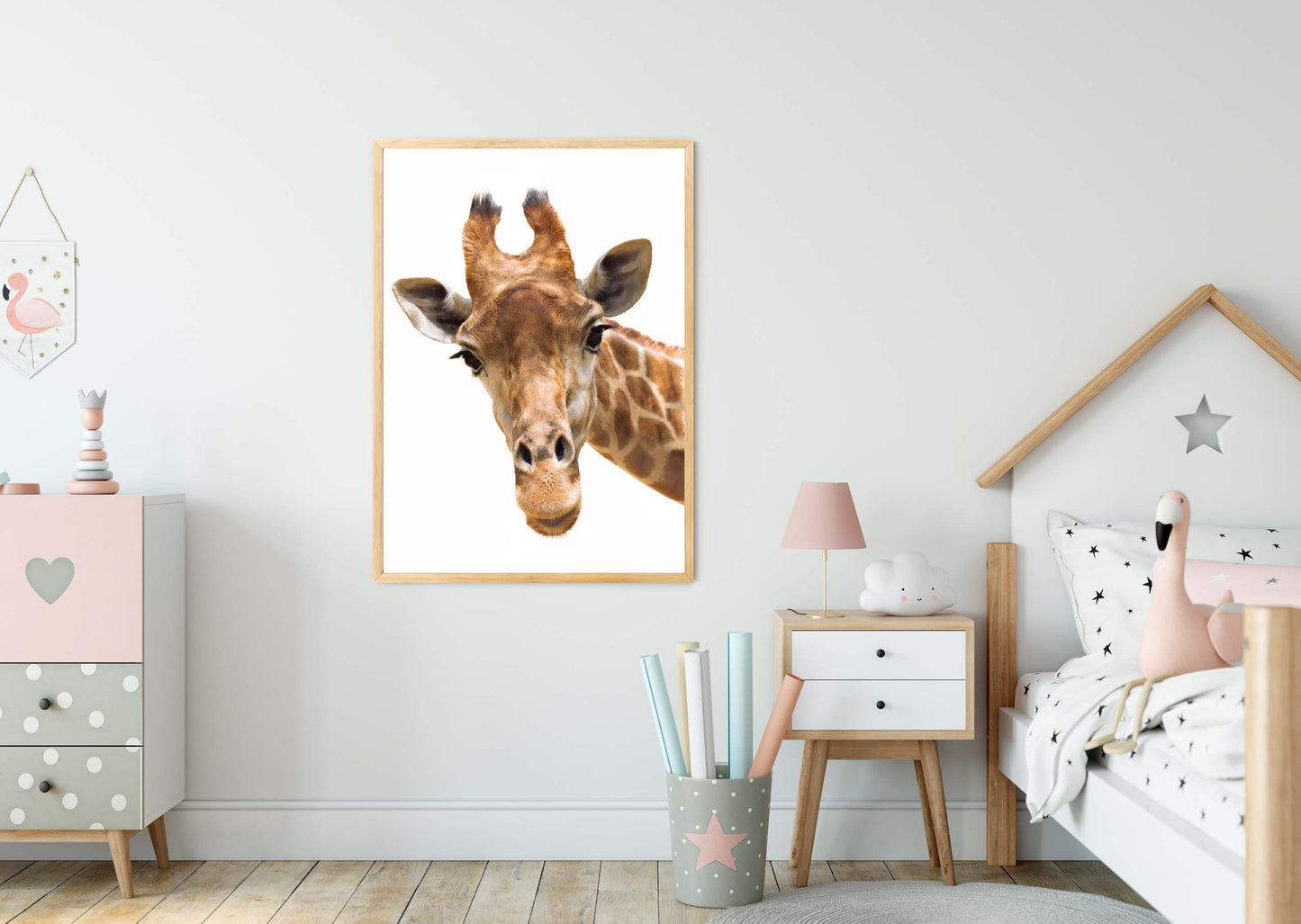 Giraffe print wall decor wall art home decor Poster Print Wild Animal Poster