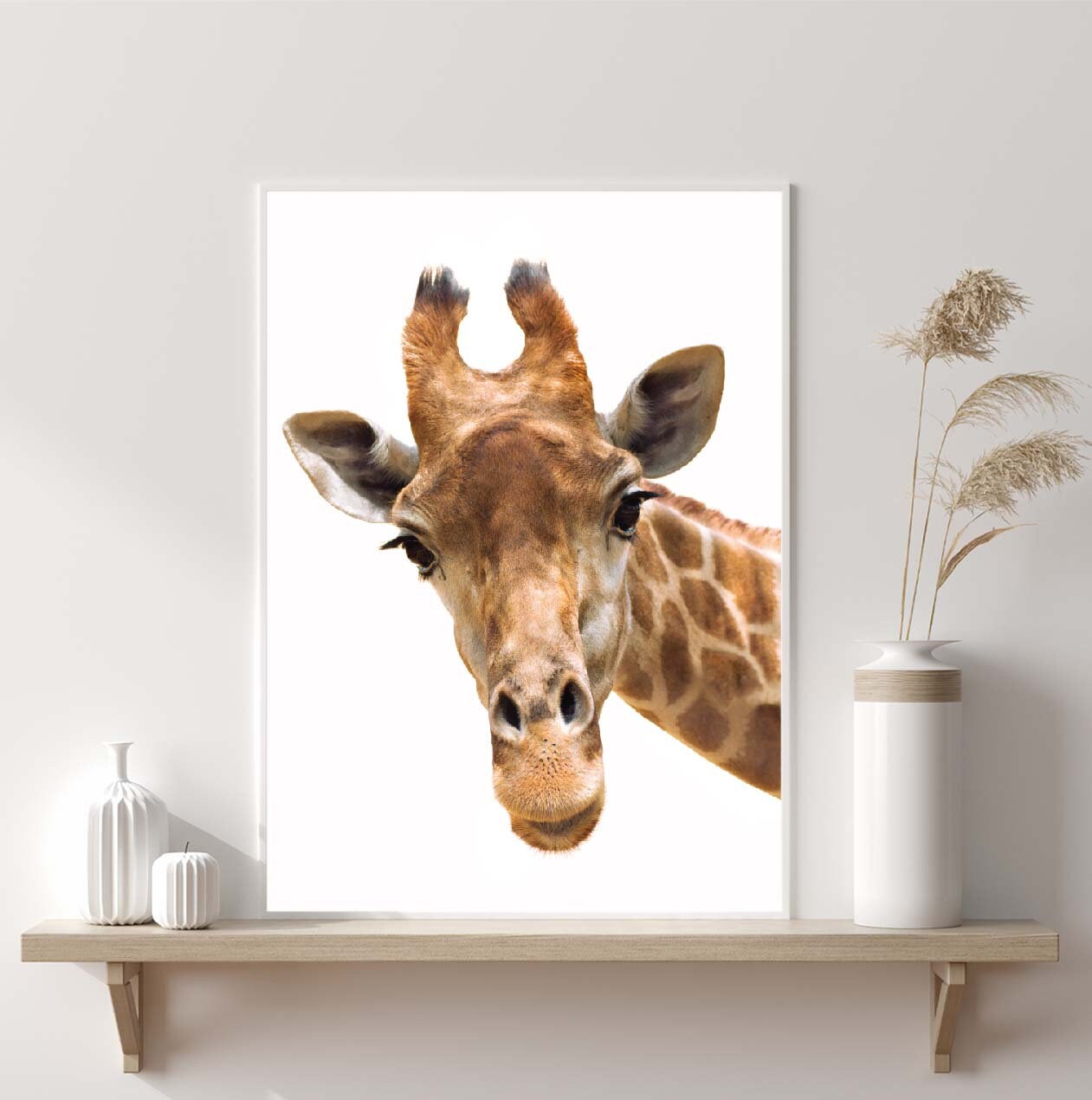 Giraffe print wall decor wall art home decor Poster Print Wild Animal Poster