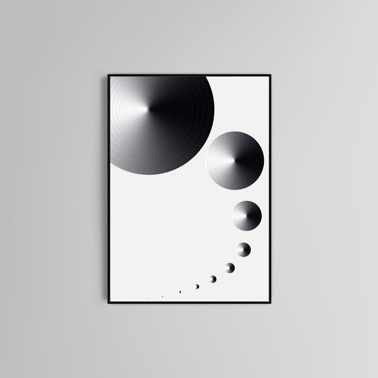 Abstract Cone Poster wall prints wall art home decor gift ideas