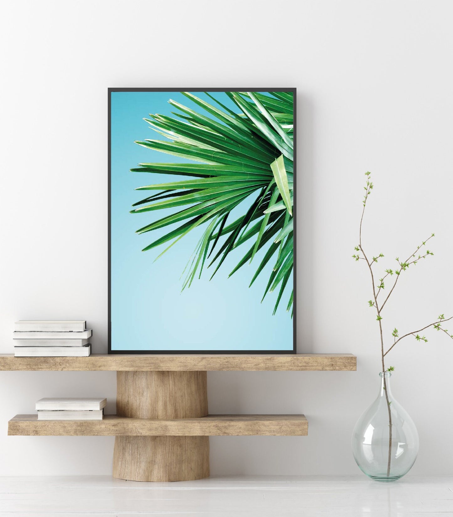 Palm Tropical Poster Print Blue Sky Home Décor Post Printing Home accessories Natural Botanical