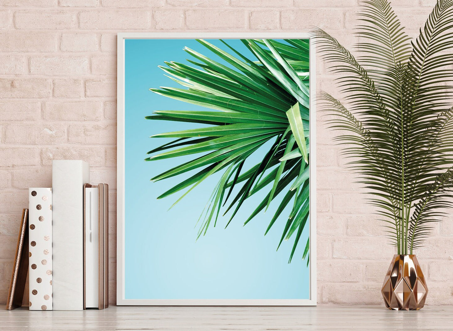 Palm Tropical Poster Print Blue Sky Home Décor Post Printing Home accessories Natural Botanical