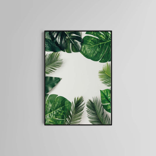 monstera print Tropical Leaves Botanical Poster printing eco Print Eco Friendly Home Decor, Wall Art Gift Ideas,