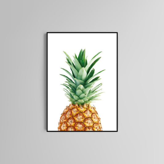 Pineapple poster print home wall art decor fruit