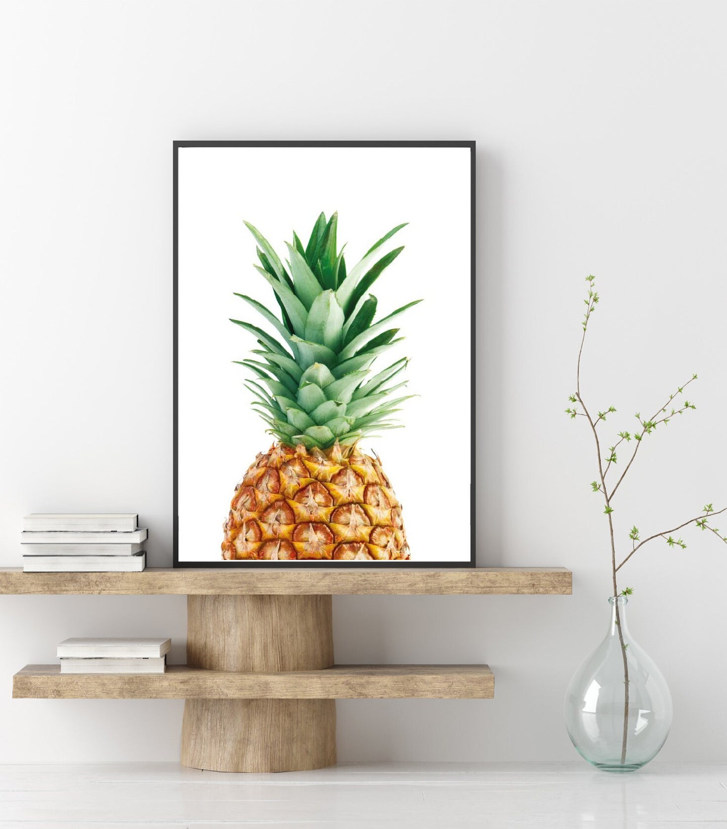 Pineapple poster print home wall art decor fruit