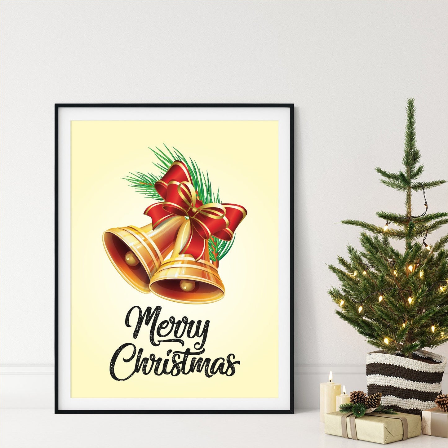 Jingle Bells Poster, Prints,  Festive, Christmas décor, Wall art, Poster, Gift, Home Decor, Dorm accessories