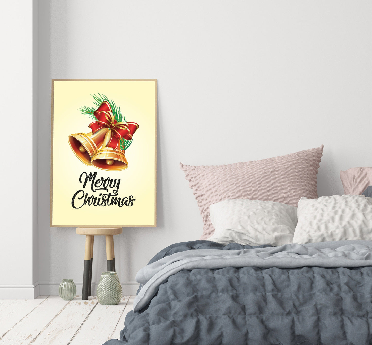 Jingle Bells Poster, Prints,  Festive, Christmas décor, Wall art, Poster, Gift, Home Decor, Dorm accessories