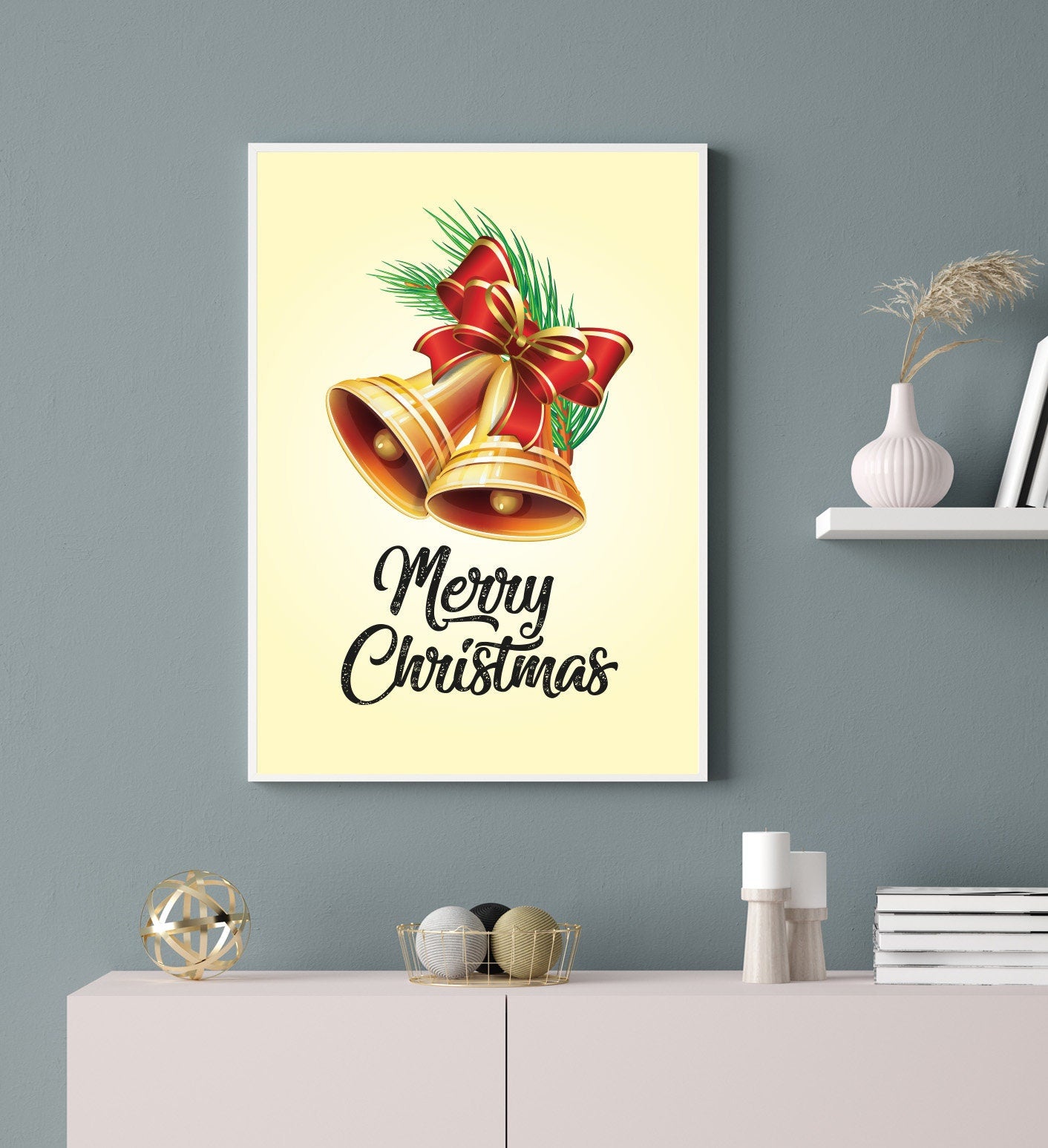 Jingle Bells Poster, Prints,  Festive, Christmas décor, Wall art, Poster, Gift, Home Decor, Dorm accessories