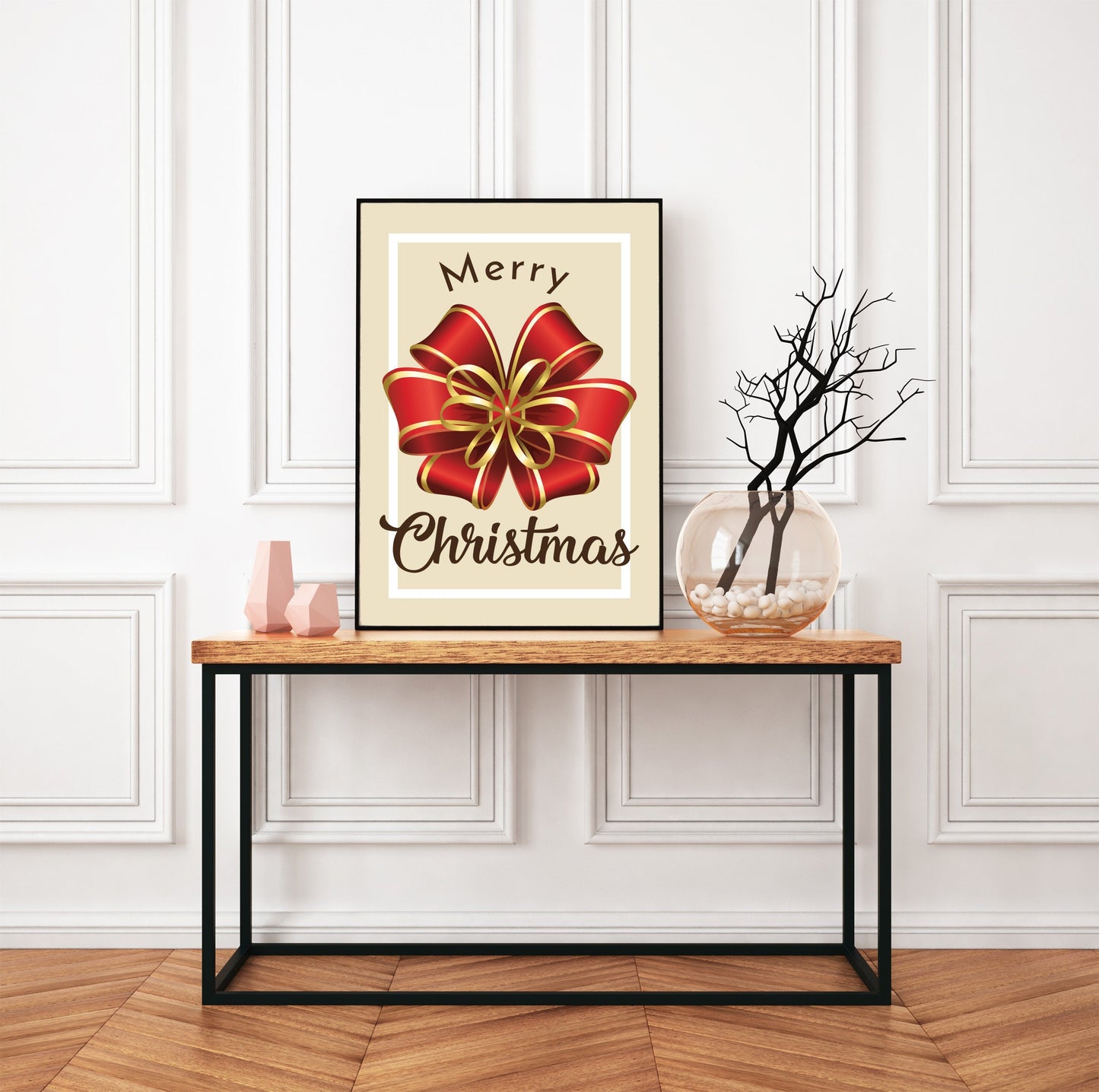 Christmas Bow , Prints,  Festive, Christmas décor, Wall art, Poster, Gift, Home Decor, Dorm accessories