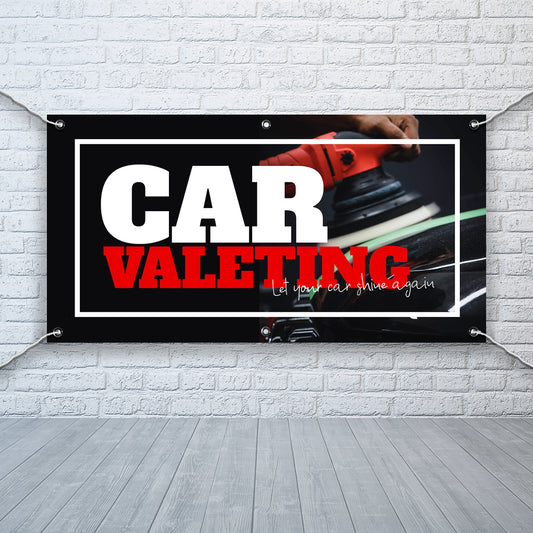 PCV Banner Printing car wash Valeting Promotional Advertisement Outdoor