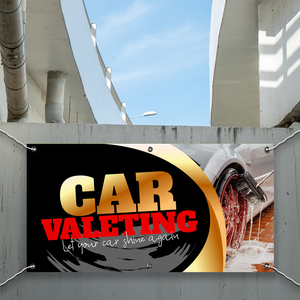 PCV Banner Printing car wash valeting Promotional Advertisement Outdoor