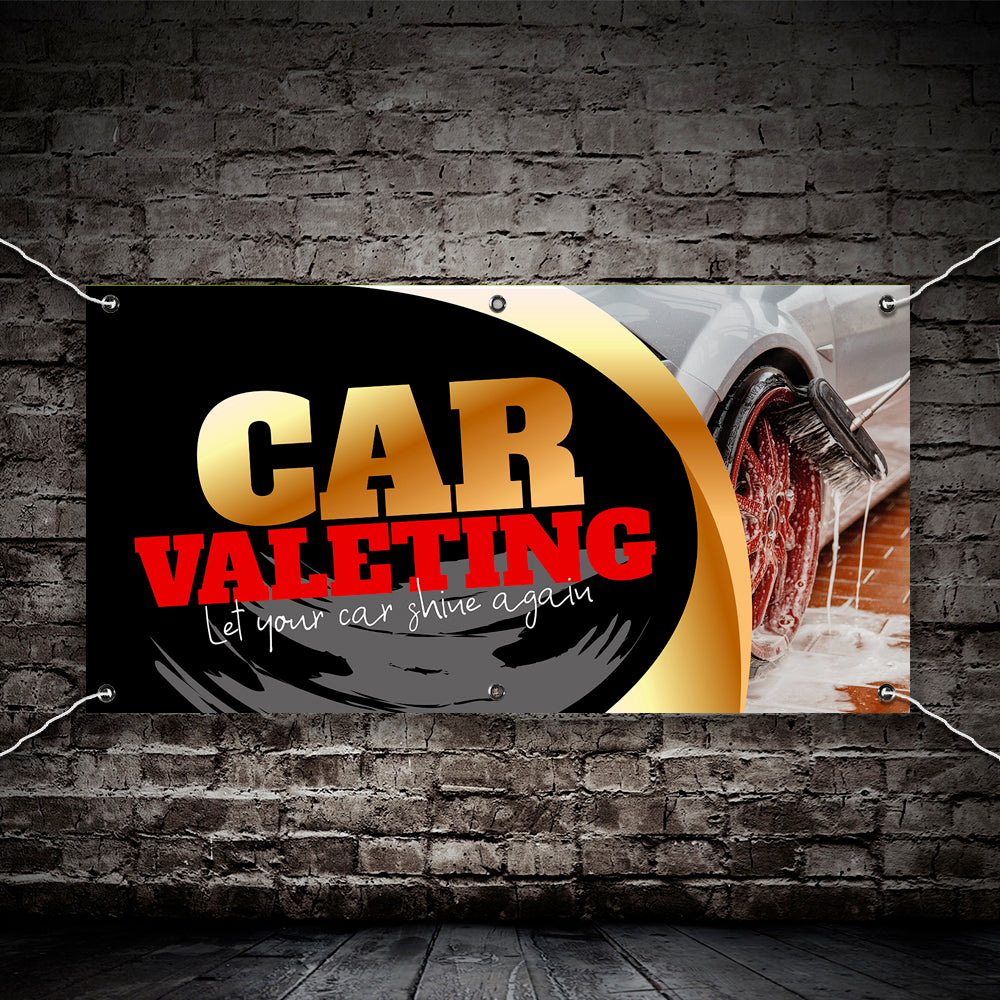 PCV Banner Printing car wash valeting Promotional Advertisement Outdoor