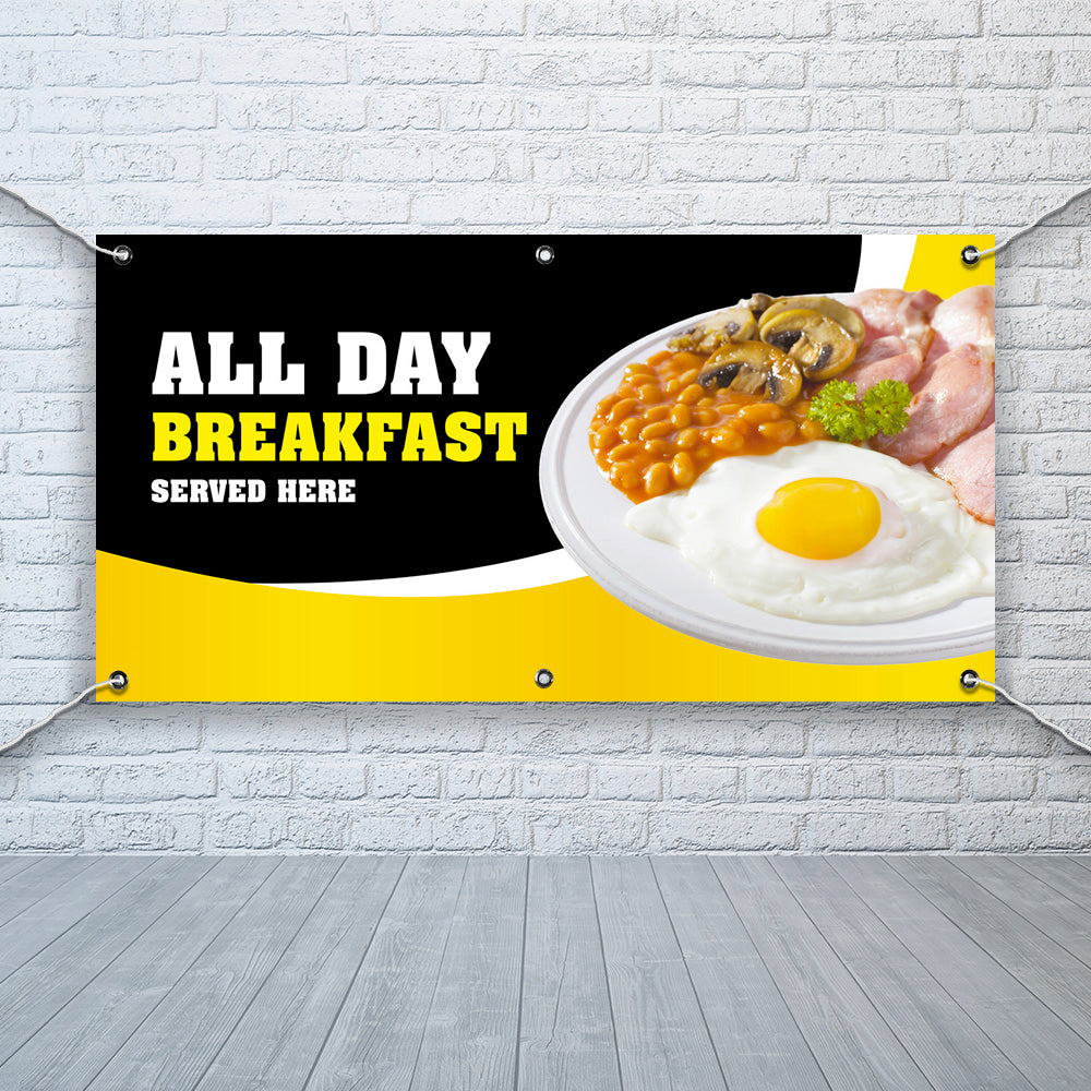 PCV Banner Printing All day breakfast Promotional Advertisement Outdoor