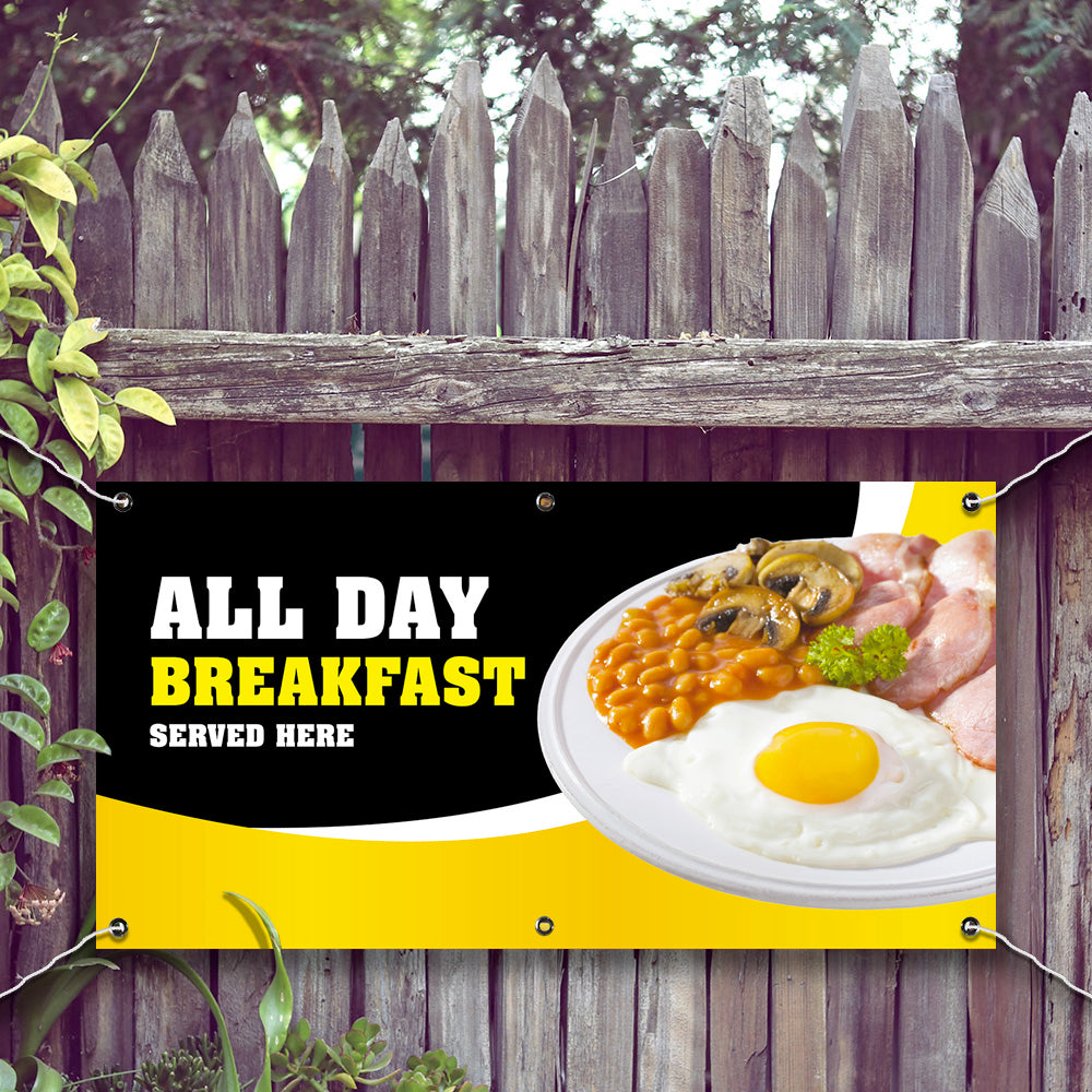 PCV Banner Printing All day breakfast Promotional Advertisement Outdoor