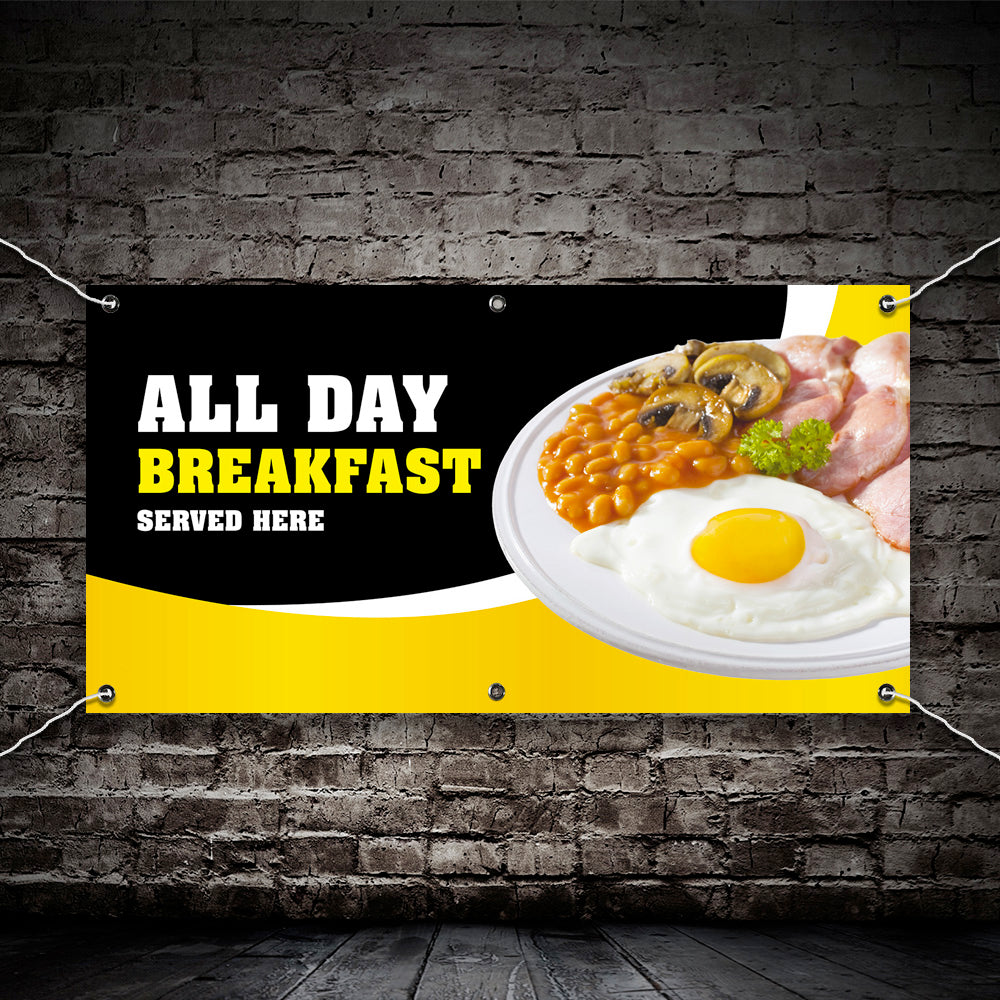 PCV Banner Printing All day breakfast Promotional Advertisement Outdoor