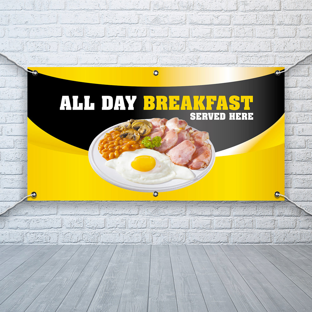 PCV Banner Printing All day breakfast Promotional Advertisement Outdoor