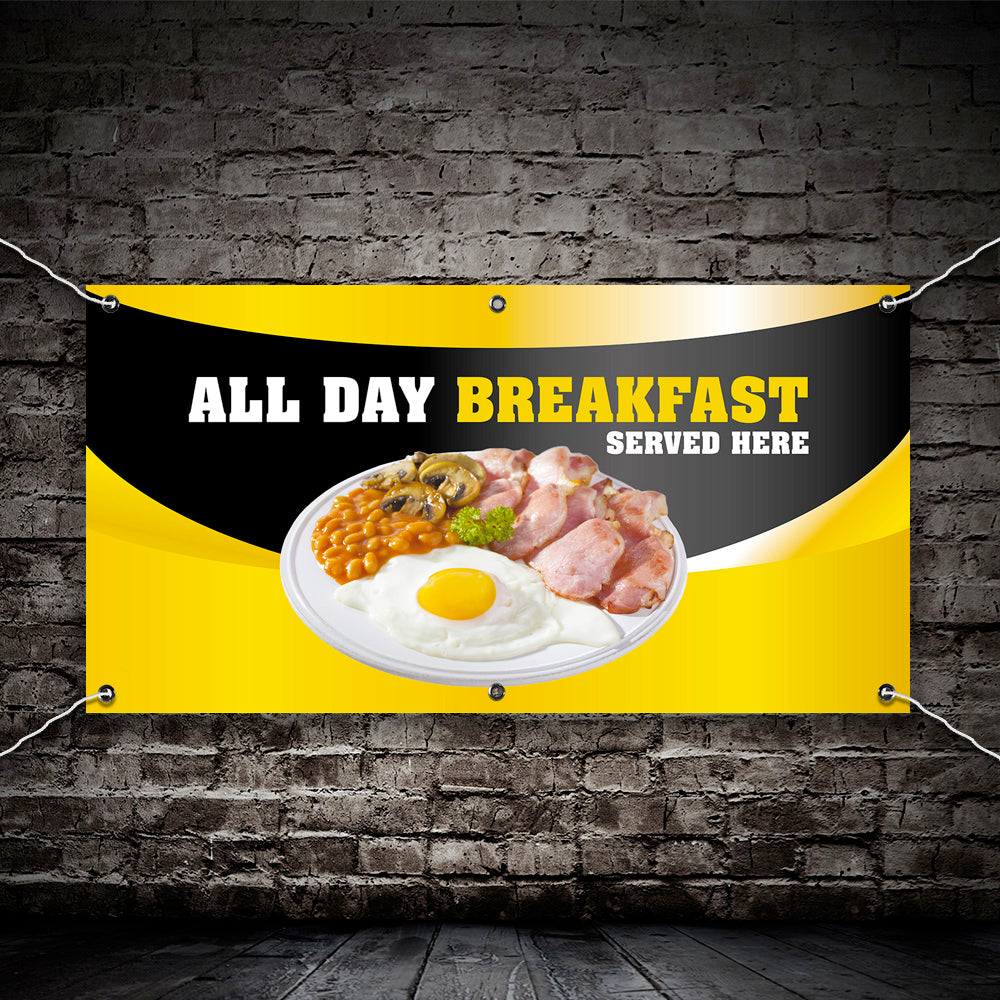 PCV Banner Printing All day breakfast Promotional Advertisement Outdoor