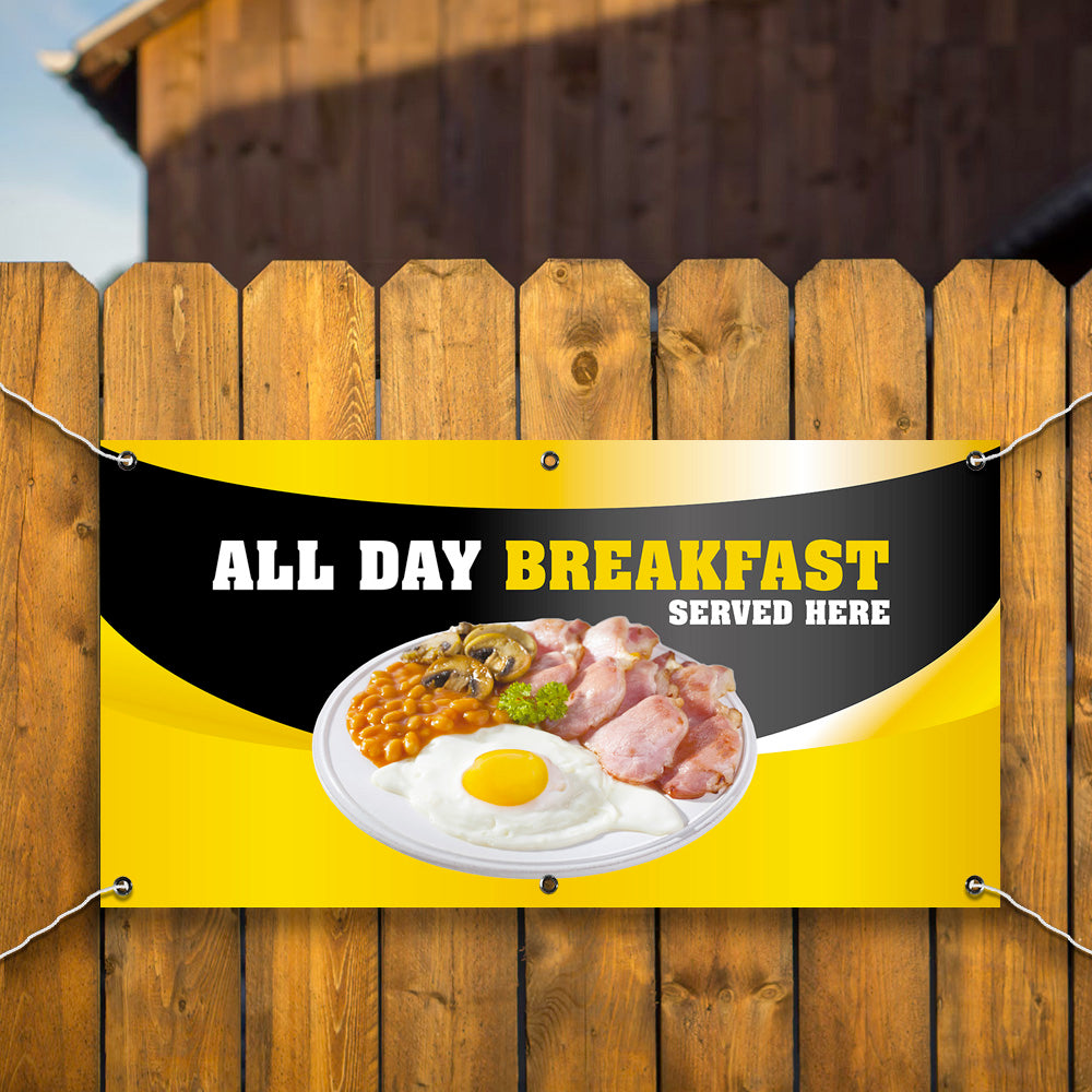 PCV Banner Printing All day breakfast Promotional Advertisement Outdoor