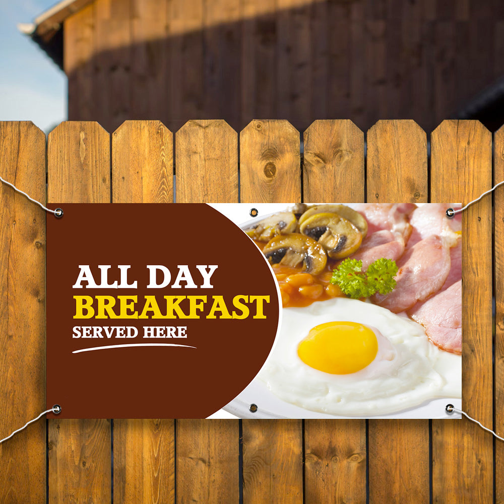 PCV Banner Printing All day breakfast Promotional Advertisement Outdoor