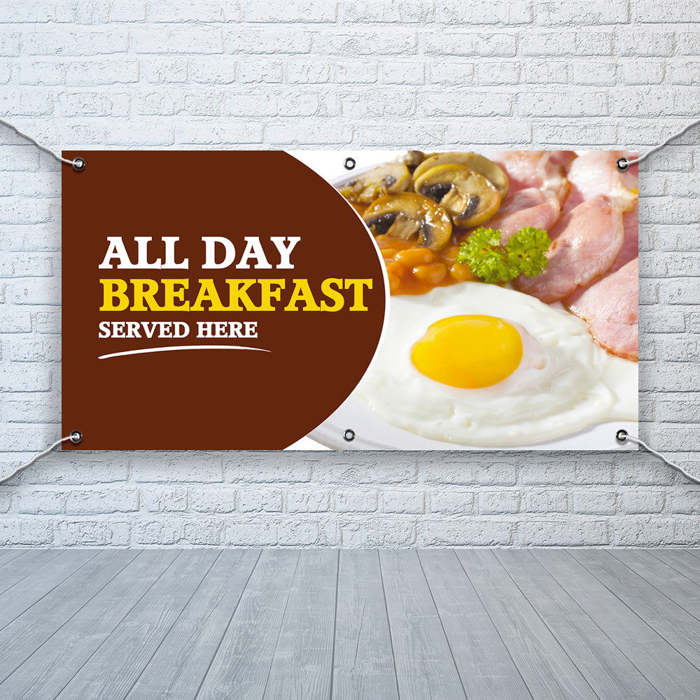 PCV Banner Printing All day breakfast Promotional Advertisement Outdoor