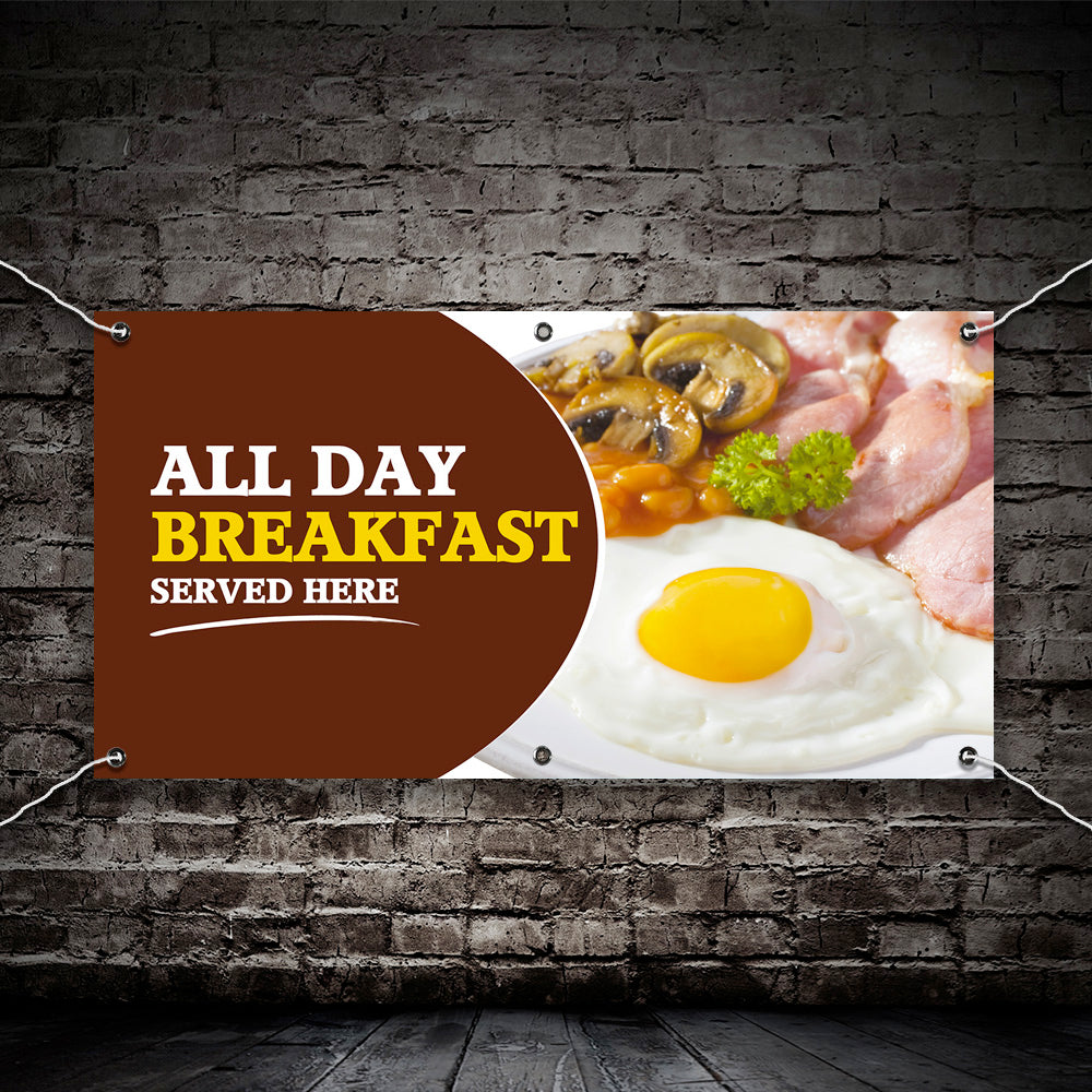 PCV Banner Printing All day breakfast Promotional Advertisement Outdoor