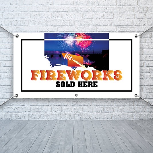 PCV Banner Printing fireworks bonfire night Promotional Advertisement Outdoor