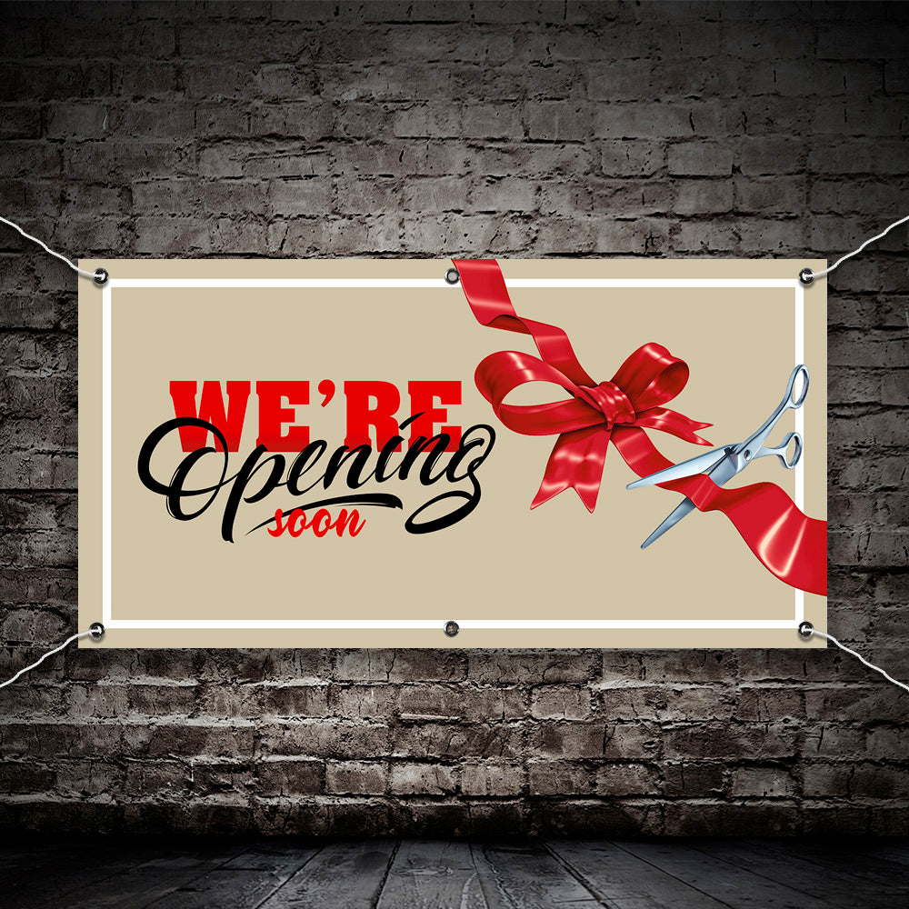 PCV Banner Printing opening soon Promotional Advertisement Outdoor