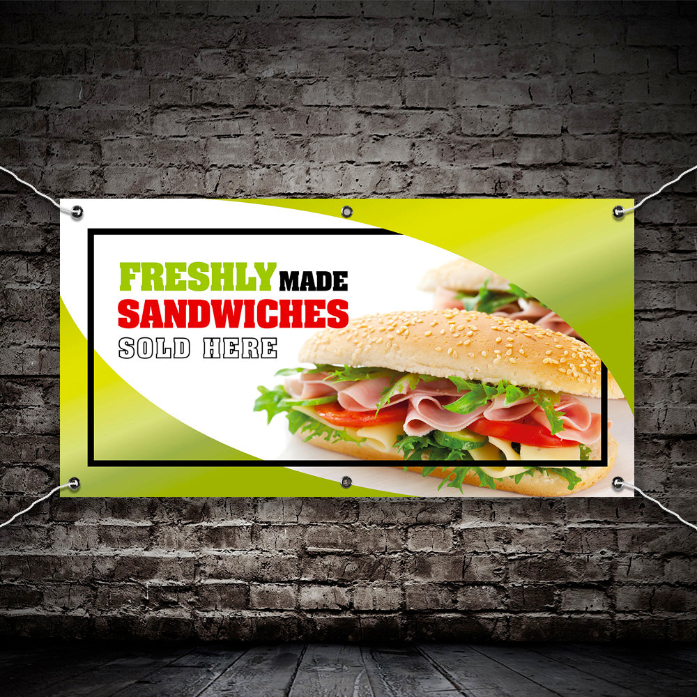 PCV Banner Printing fish and chips takeaway fast food Promotional Advertisement Outdoor