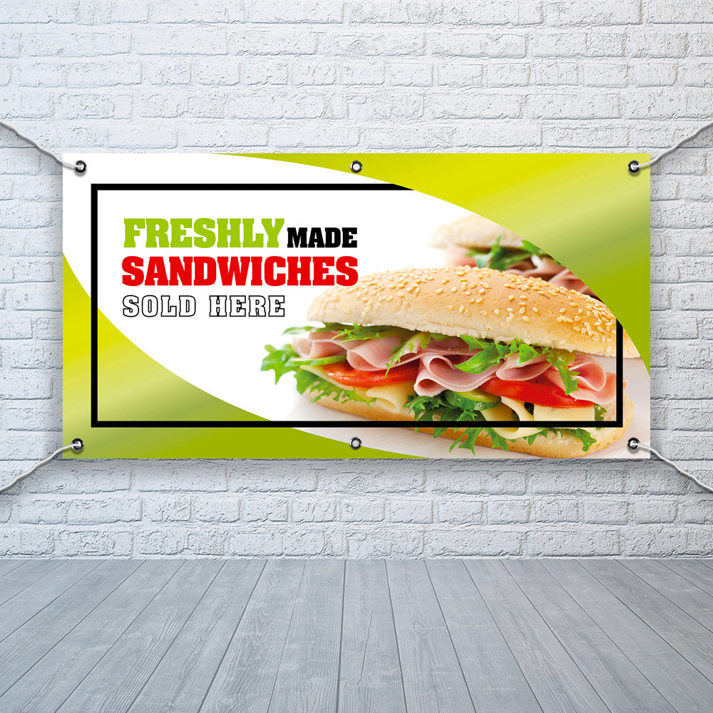 PCV Banner Printing fish and chips takeaway fast food Promotional Advertisement Outdoor