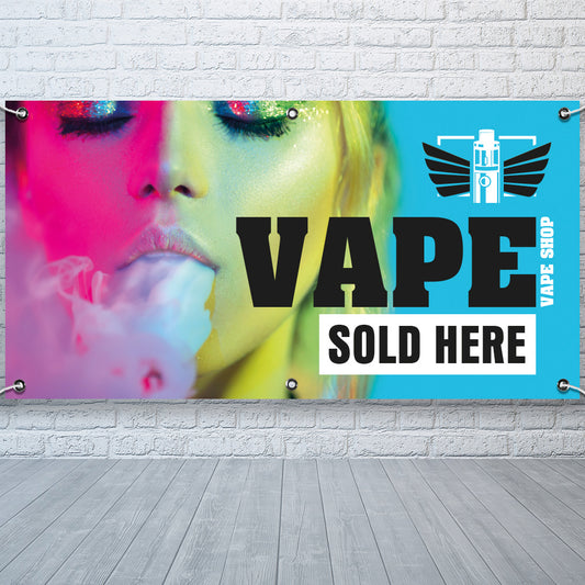 PVC Banner Vape sold here Outdoor Waterproof High Quality