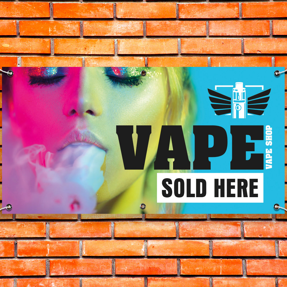 PVC Banner Vape sold here Outdoor Waterproof High Quality