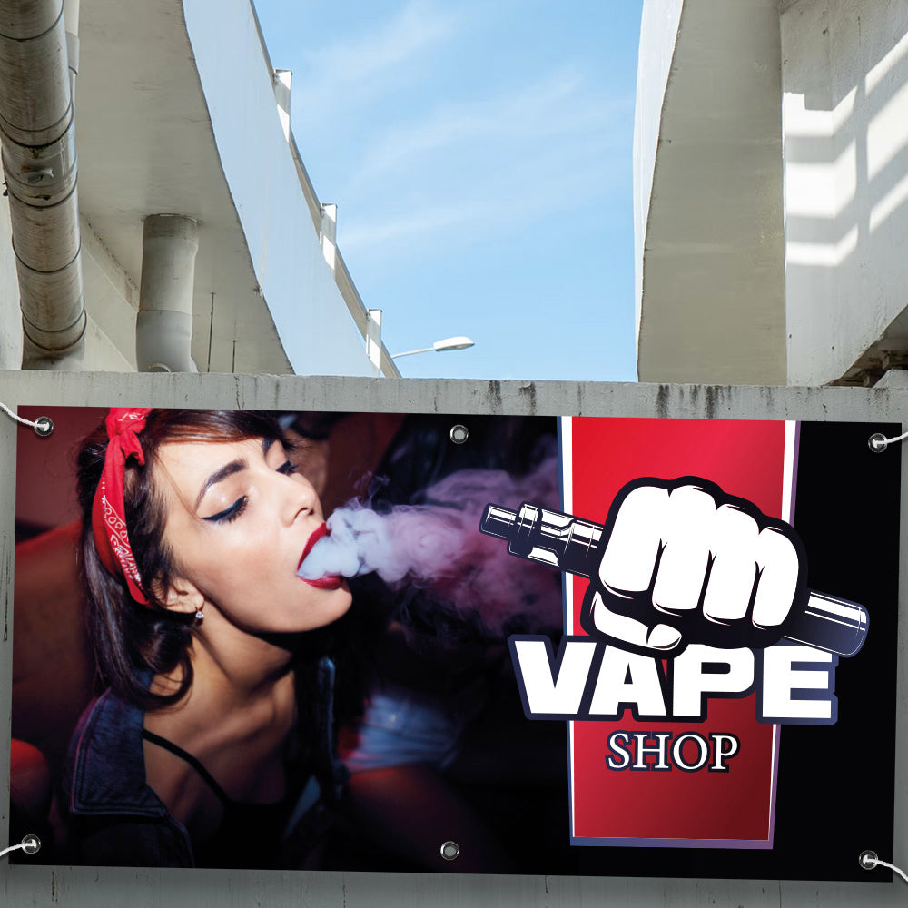 PVC Banner Vape sold here Outdoor Waterproof High Quality