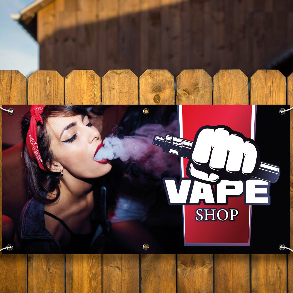 PVC Banner Vape sold here Outdoor Waterproof High Quality