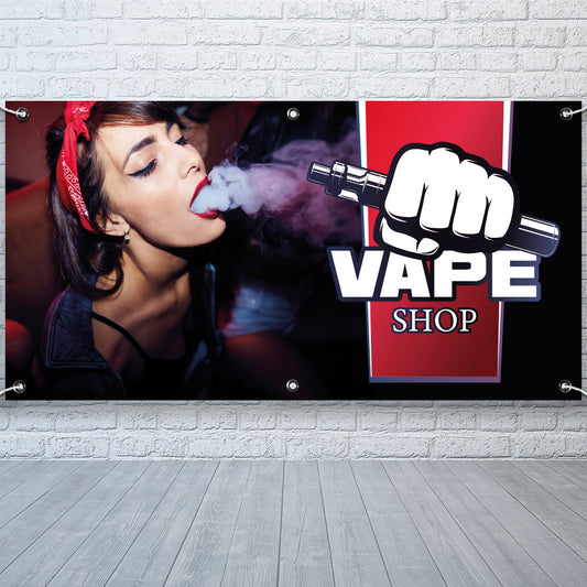 PVC Banner Vape sold here Outdoor Waterproof High Quality