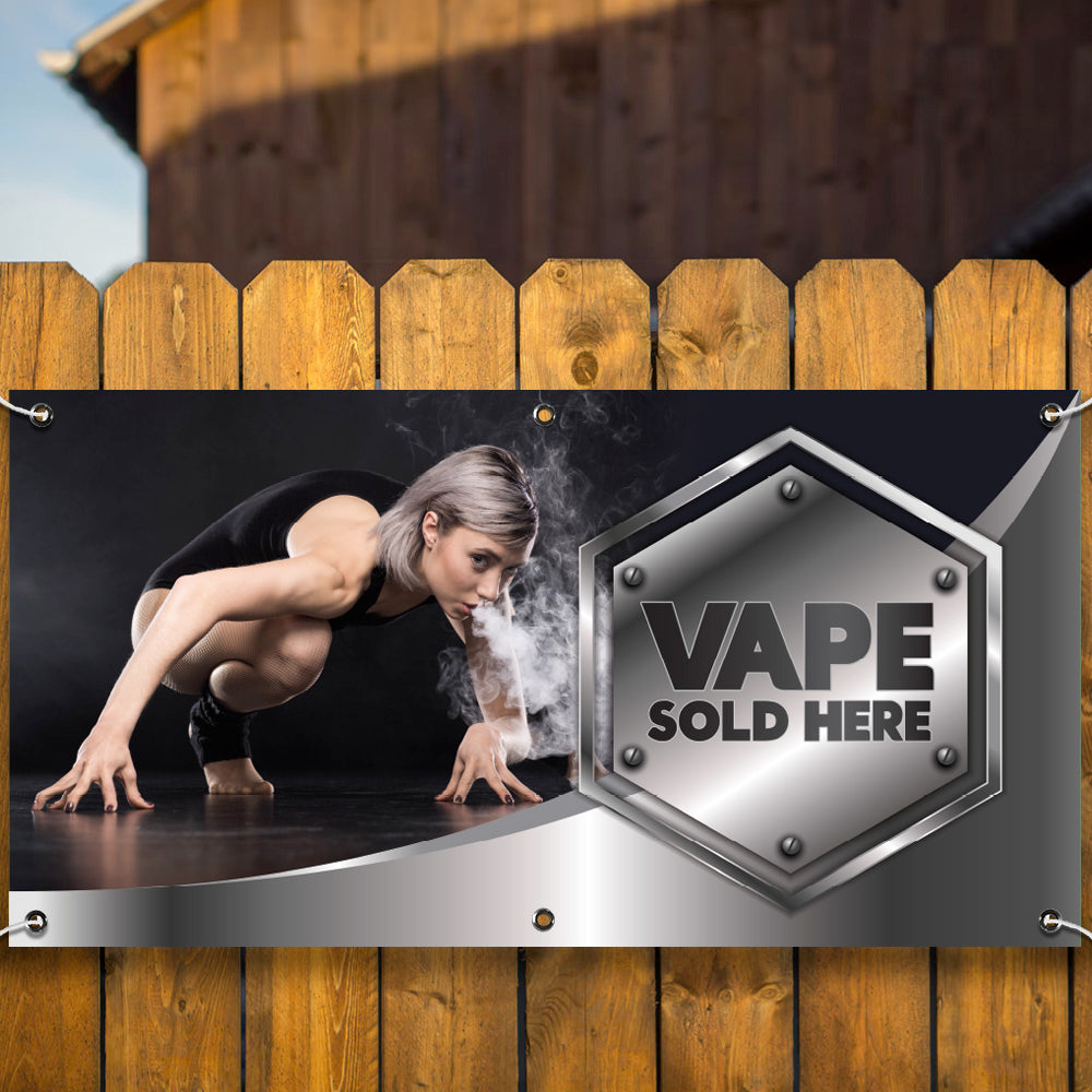 PVC Banner Vape sold here Outdoor Waterproof High Quality