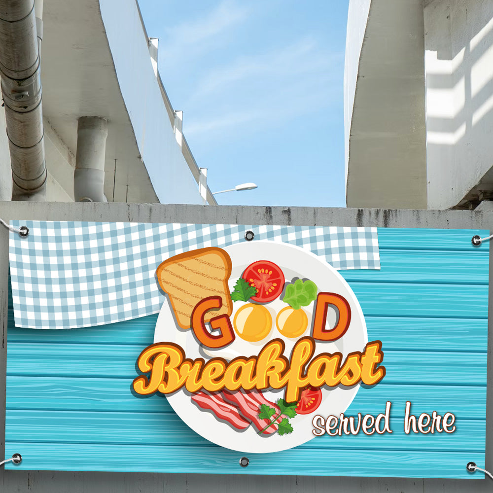 PCV Banner Printing English Breakfast Promotional Advertisement Outdoor