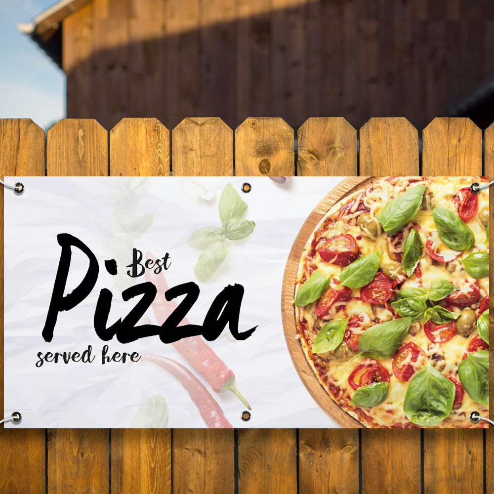 PVC Banner Pizza Food Print Outdoor Waterproof High Quality